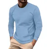 Men's T Shirts Fashion Spring And Fall Casual Long Sleeved Pocket Shirt Tall Mens Men Designer Slim Fit