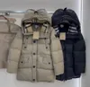 Parkas Womens Down Ceket Tasarımcısı Parker Ekose Kapak Kapşonlu Orta Uzunluk Pamuk Ceket Klasik Bel Bant Tasarımı Kış ceket Womens Windb