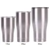 Kwaliteit Rvs Tumbler Cup Met Deksel 30 20 12 Oz Dubbelwandige Thermoskan Geïsoleerde Bier Cup Drinken Thermosflessen koffie