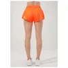 ll Yogashorts voor dames, outfits met oefening Fitnesskleding lu Korte broeken Meisjes met elastische sportkleding Po