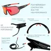 Eyewears Comaxsun Polariserade cykelglasögon 5 linser Mtb Road Bike Sport Mirror Solglasögon Ridning Eginewear Antiuv400 Bicycle Goggles