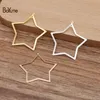 BoYuTe 100 Pieces Lot 29MM Star Charms Pendant Whole DIY Handmade Fililgree Metal Brass Jewelry Materials288N