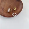 Backs Earrings 3pcs/Set Pearl Ear Cuff Simple Geometry Clip Without Piercing Elegant Women Jewelry