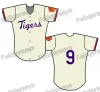 NCAA Custom Clemson Tigers College Baseball Jersey Femmes Jeunes Hommes Blanc Tous les maillots de baseball cousus Livraison gratuite rapide
