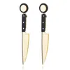 Stud Punk Fashion Knife Earring Cool Hip Hop Acrylic Long Earrings Shape Geometric Ear Studs311S