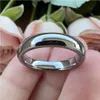 Anillos de banda Anillos de tungsteno de 4 mm para mujeres Hombres Alianza de boda Compromiso Joyería de moda Cúpula Pulido Brillante Ajuste cómodo 231218