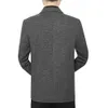 Beau costume d'affaires et décontracté pour hommes d'âge moyen et jeunes, manteau Slim Fit édition coréenne pour hommes, haut de costume, nouvelle collection automne 2023