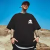 Designer 23ssFashion Brand Short Sleeve T-shirt Men's Summer China-chic Hip-hop Versatile Cartoon Five T-shirt Trend
