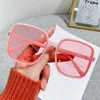 Rice Nail Square Solglasögon Gradientfärg Nytt för kvinnor Trend Anti UV Retro Sun Glasses 230920
