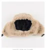 Trapper Hats Winter Pilot Hat Women's Outdoor Fashion Bomber Hat Men's Russian Hat Labeling Pilot Warm Trapper Ushanka Ski Hat 231216