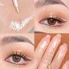 Eye Shadow Diamond Glitter Eyeshadow Liner Pencil Eye Makeup Highlighter Waterproof Matt Pink Silkworm Champagne Gold Eyeliner Pen 231216