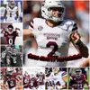 Niestandardowy Mike Wright Deshawn Page Mississippi State Footballball Jersey Marcus Banks Esaias Furdge Asher Morgan Jake Weir Chris Parson Vic Sutton Jacarius Clayton