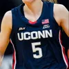 Anpassade män Youth New Huskies Basketball Jerseys NCAA Connecticut UConn Throwback # 5 Paige Bueckers College Jersey Anpassa alla namn