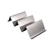 Placas taco shell titular elegante suportes detém 2 ou 3 tacos cada bandeja rack com alça de fácil acesso