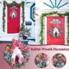 Nya julleksakstillbehör muised påsktjuv kanin kransdekoration kanin heminredning påskägg ornament presenter fest kreativ girland festival dekor