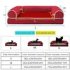 개집 펜트 펜스 애완견 소파 소파 스퀘어 개집 부드러운 스폰지 침대 깊은 수면 담요 매트 작은 중간 개 제품을위한 따뜻한 침대 231218