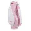 Sacs de créateurs Nouvelles femmes Sac de chariot en PU Couleur Rose 8,5 pouces Clubs de golf Sac standard de golf Grande capacité et forte praticité