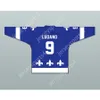 Custom BLUE MIKE LUDANO 9 LE NATIONAL DE QUEBEC HOCKEY JERSEY NEW Top Stitched S-M-L-XL-XXL-3XL-4XL-5XL-6XL