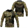 Taktiska jackor hoodies 3d tryck ukrainska flagga nationella emblem tröjor män långa ärmar huva överdimensionerade kamouflage mode tröjor231218