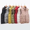 Damesvesten Ultralicht donsjack voor dames 2023 Herfst Winter 90 Witte eendjas Mouwloos Lichtgewicht warm vest 231218