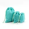 Drawstring Gift bag 5x7 7x9 10x12 50pcs Lot Cosmetic Packing Bag Make Up Tools 2020 Packing229A