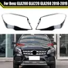 Araba Ön Cam Lens Kapak Far Kapağı Kılıfı Mercedes-Benz için Otomatik Işık Abjon Kabuğu GLA200 GLA220 GLA260 2018 2019