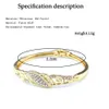 Bangle Sunspicems Arabische dunne armbandsets Vrouwen Kristal Pols Bangle Goud Kleur Bruid Bruiloft Sieraden Marokko Armband Festival Cadeau 231218