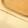 Bracelets de cheville 2023 chaîne de câble bracelet de cheville décoratif pour femmes filles mode vintage plaqué or bracelet de cheville en acier inoxydable bijoux cadeaux