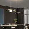 Lâmpadas pendentes sala de jantar lustre moderno minimalista criativo tira borboleta chá estudo escritório bar candeeiro de mesa
