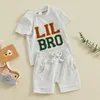 Clothing Sets Baby And Toddler Girl Boy Little Sister Big Brother Matching Outfits Short Sleeve T Shirt Shorts Summer Clothes