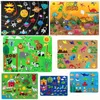 Sorting Nesting Stacking toys Farm Animals Felt Story Board Farmhouse Storybook Wall Hanging Decor Montessori Early Learning Interactive Puzzle Q231218