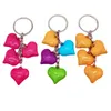 Decorative Figurines Acrylic Heart Keychain Small Pendant Exquisite Gift Handbag Key Chain Little Creative Gifts