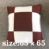 Almofada travesseiro caso lazer tecido jacquard cashmere nórdico carta almofadas decorativas casa lã quente fronhas decoração do quarto zz