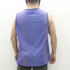 Men's Tank Tops Summer 2023 Colorful Reflective Sleeveless Shirt Men Hip Hop Top Man Street Style Night Reflect Light Vest