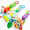 Party Favor 1st 2023 Animal Wind Chime Bed Hanging Pendant Bell med Teether Car Education Rattles Toys For Borns Baby Gift