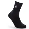 Мужские носки Высококачественные повседневные модные хлопковые носки с коммерческой вышивкой, мужские носки в подарочной упаковке 231218