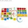 ソートネスティングスタッキングおもちゃモンテッソーリおもちゃ木製の形状マッチングボードゲームパズル親子学習教育教育