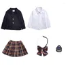 Kleidung Sets High School Uniform Oem Sommer Herbst Winter Jungen Mädchen Formale Tragen Anzüge Für Primäre Uniformen Angepasst