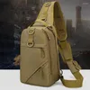 Bolsas Bolsas ao ar livre Bolsa tática de ombro tático Homens de mochila de mochila de nylon Camping Pesca Molle Exército Trekking Chest Sling