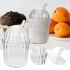 Wine Glasses Glass Mugs Sippy Cup Straw Clear Tumblers With Coffee Drinking El Beverage Straws Girl