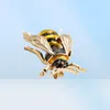 Cindy Xiang Unisex Kolorowe broszki owadów urocze pszczoły broszka pin złoty kolor emalia biżuteria Akcesoria High Qulity2765665571