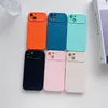 Coque en silicone souple pour iphone, compatible modèles 15, 14, 13, 12, 11 Pro max, XS Max, X, XR, antichoc, couleurs acidulées, coque arrière en TPU, prix d'usine