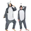 Barboteuses Kigurumi costume pour enfants salopette d'hiver chaud enfants pyjamas pour fille Pjs bébé garçon vêtements de nuit Anime 3D Lion Pijama enfant en bas âge maison 231218