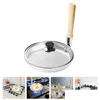 Poêles Manche en bois Tamagoyaki Pan Cuisine japonaise Cuisine en bois Cuisine Oyakodon Oeuf Vertical Parent-Enfant Drop Livraison Maison Jardin Di Ot7Qc