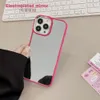 Make up Mirror Electroplated Protective Phone Cases For iPhone 15 14 11 13 12 11 Pro Max Back 15pro Cover Electroplate Case Pink