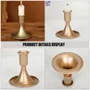 Candle Holders Candlestick Tabletop Stand Christmas Ornament Iron Candleholder Metal Taper Base Desktop