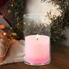 Candle Holders Cylindrical Glass Cup Birthday Decoration For Girl Pillar Holder Cylinder Candleholders