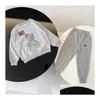 Autumn And Winter Childrens Suits Boys Girls Long Sleeve Warm Hoodie Pants Two Sets Of High-End Tren Wear Size 90-150Cm Drop Deliver Dhqav