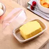 Dinnerware Sets Butter Crisper Bread Dessert Holder Tray Restaurant Cheese Dish Plastic Plate With Lid