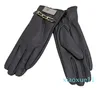 Designer Gloves Classic Vintage Glove Winter Warm Brand Outdoor Riding Ski Glove Black Women Sexy Chain Gloves